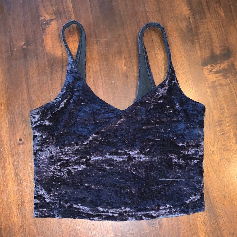 Velvet dark blue lululemon align tank